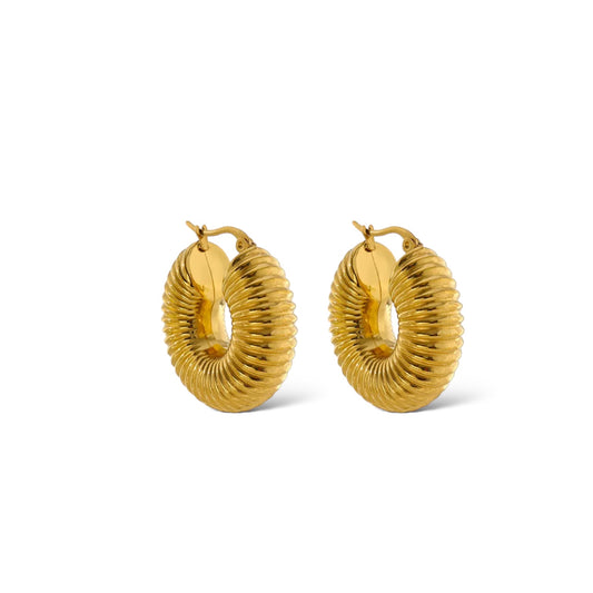 Sunshine Hoops Earrings