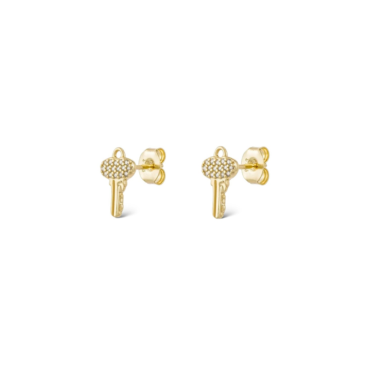 KEYS STUD EARRINGS