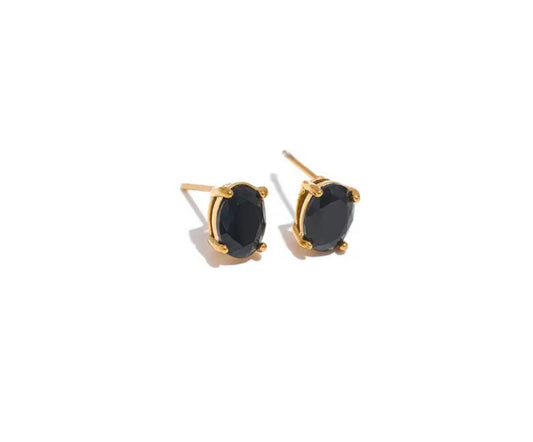 Midnight Stud Earrings