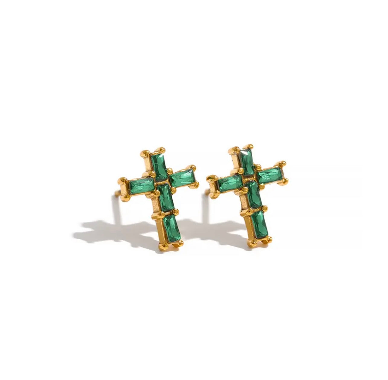 Cross Stud Earrings